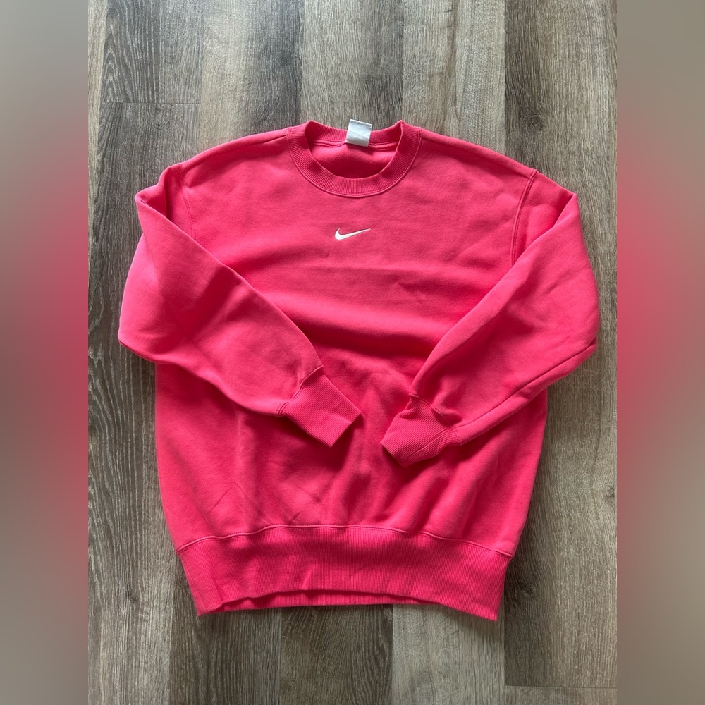 EUC Women’s Nike Oversized Crewneck Pink XS